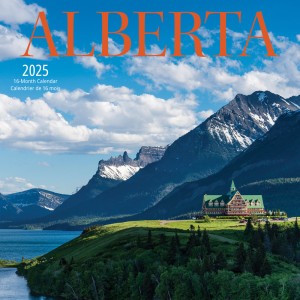 Alberta | 2025 7 x 14 Inch Monthly Mini Wall Calendar
