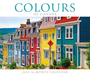 Canadian Geographic Colours of Canada OFFICIAL | 2025 14 x 24 Inch Monthly Deluxe Wall Calendar