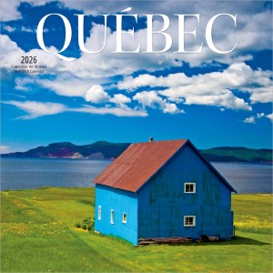 Quebec | 2026 12 x 24 Inch (Hanging) Monthly Square Wall Calendar | English/French Bilingual