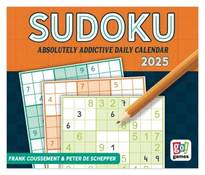 Sudoku | 2025 6 x 5 Inch Daily Desktop Box Calendar | New Page Every Day