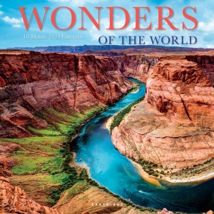 Wonders of the World | 2024 12 x 24 Inch Monthly Square Wall Calendar
