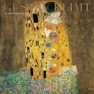 Klimt | 2024 12 x 24 Inch Monthly Square Wall Calendar
