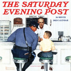 Saturday Evening Post | 2025 7 x 14 Inch Monthly Mini Wall Calendar