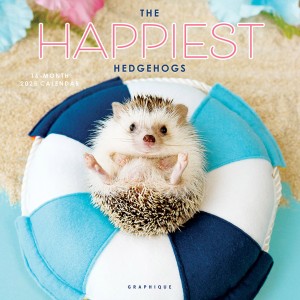 The Happiest Hedhogs | 2025 12 x 24 Inch Monthly Square Wall Calendar