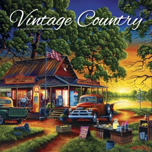 Vintage Country | 2024 12 x 24 Inch Monthly Square Wall Calendar | Featuring Artwork by Lynn Garwood