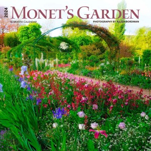 Monet's Garden | 2024 12 x 24 Inch Monthly Square Wall Calendar