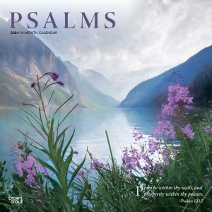 Psalms | 2024 12 x 24 Inch Monthly Square Wall Calendar