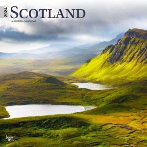 Scotland | 2024 12 x 24 Inch Monthly Square Wall Calendar