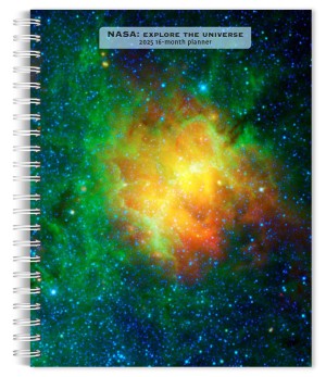 NASA Explore the Universe | 2025 6 x 7.75 Inch Spiral-Bound Wire-O Weekly Engagement Planner Calendar | New Full-Color Image Every Week