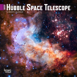 Hubble Space Telescope | 2025 7 x 14 Inch Monthly Mini Wall Calendar