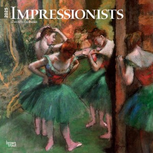 Impressionists | 2025 12 x 24 Inch Monthly Square Wall Calendar