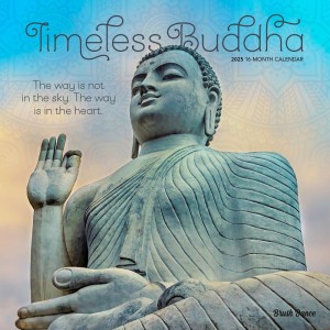 Timeless Buddha | 2025 12 x 24 Inch Monthly Square Wall Calendar