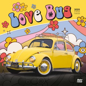 Love Bug | 2025 12 x 24 Inch Monthly Square Wall Calendar