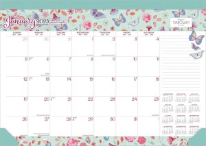 House of Turnowsky OFFICIAL | 2025 17 x 12 Inch Monthly Desk Pad Calendar
