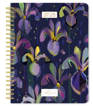 House of Turnowsky OFFICIAL | 2025 6 x 7.75 Inch Weekly Desk Planner | Foil Stamped Cover