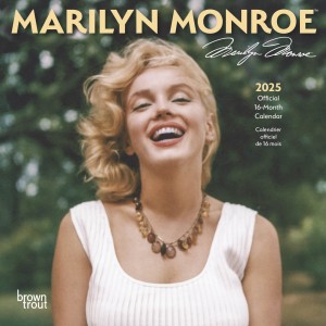 Marilyn Monroe OFFICIAL | 2025 7 x 14 Inch Monthly Mini Wall Calendar | English/French Bilingual