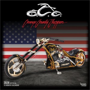 Orange County Choppers OFFICIAL | 2026 12 x 24 Inch (Hanging) Monthly Square Wall Calendar