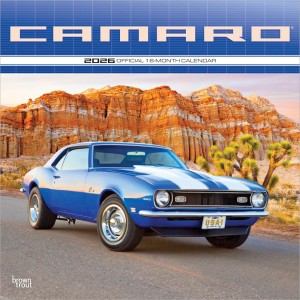 Camaro OFFICIAL | 2026 12 x 24 Inch (Hanging) Monthly Square Wall Calendar