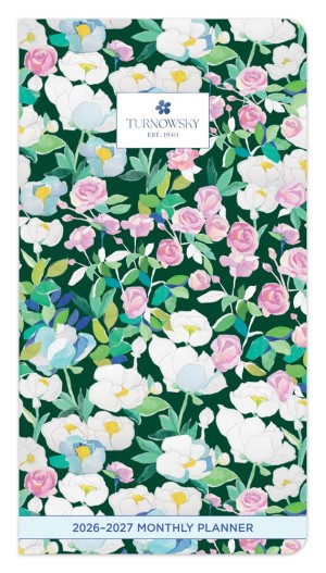 House of Turnowsky OFFICIAL | 2026-2027 3.5 x 6.5 Inch Two Year Monthly Pocket Planner Calendar | Foil Stamped Cover