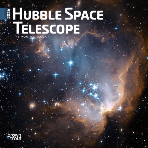 Hubble Space Telescope | 2026 7 x 14 Inch (Hanging) Monthly Mini Wall Calendar