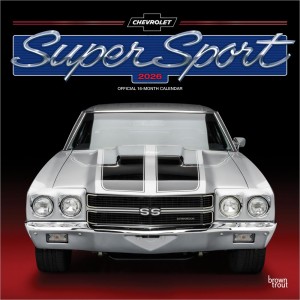 Chevy Super Sport OFFICIAL | 2026 12 x 24 Inch (Hanging) Monthly Square Wall Calendar