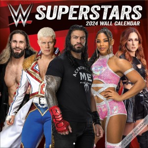 WWE Superstars | 2025 12 x 24 Inch Monthly Square Wall Calendar